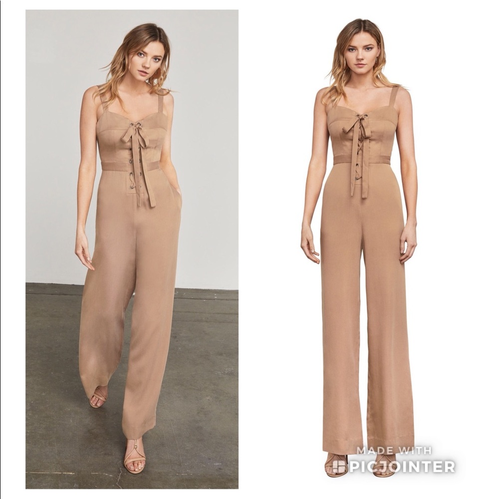 BCBG Becka lace up jumper
